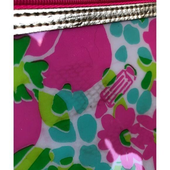 Lilly pulitzer estee lauder plastic Makeup Bag - Picture 7 of 8